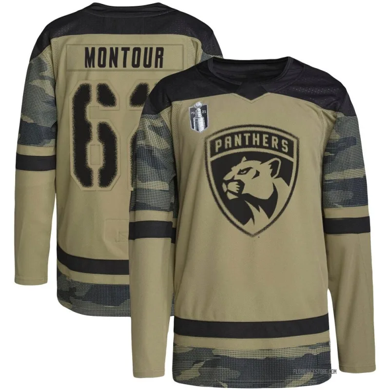 Florida Panthers #62 Brandon Montour Authentic Home Jersey